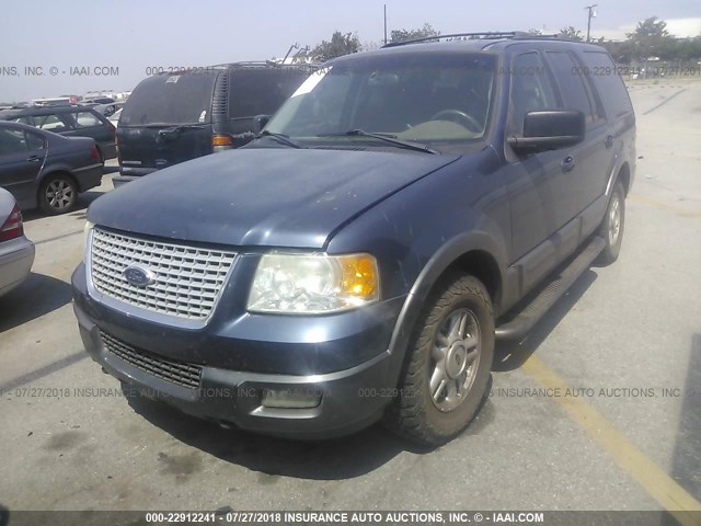 1FMFU16L94LB26301 - 2004 FORD EXPEDITION XLT BLUE photo 2