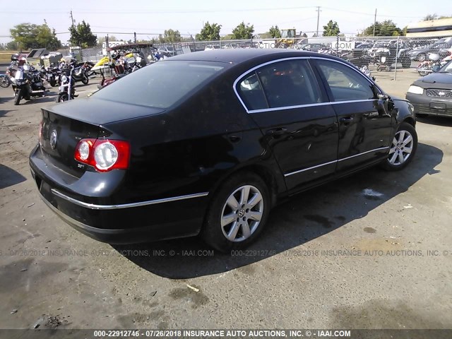 WVWJK73C38P033400 - 2008 VOLKSWAGEN PASSAT TURBO BLACK photo 4