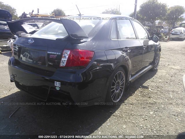 JF1GV8J6XDL005170 - 2013 SUBARU IMPREZA WRX STI BLACK photo 4