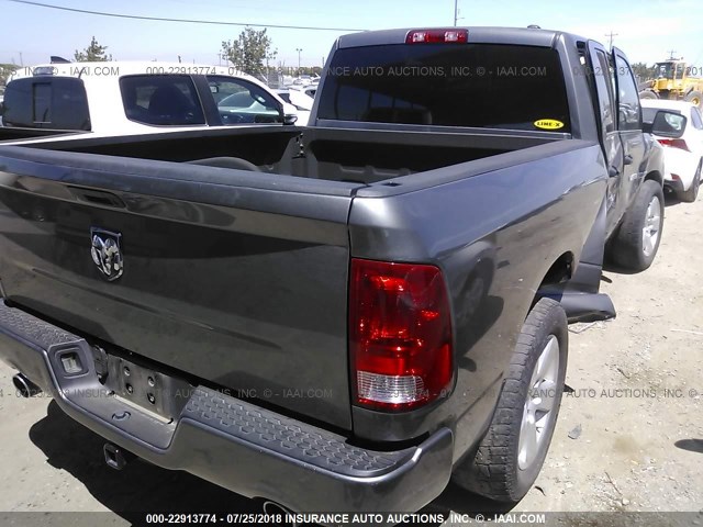 1C6RD6FT4CS191907 - 2012 DODGE RAM 1500 ST GRAY photo 4