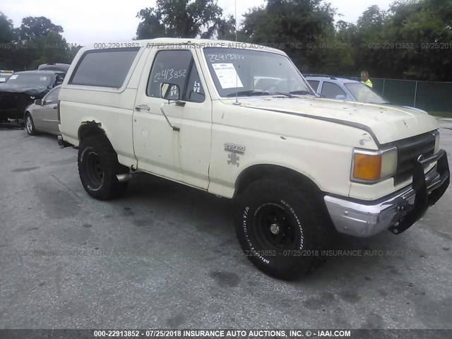 1FMEU15N5JLA74708 - 1988 FORD BRONCO U100 CREAM photo 1