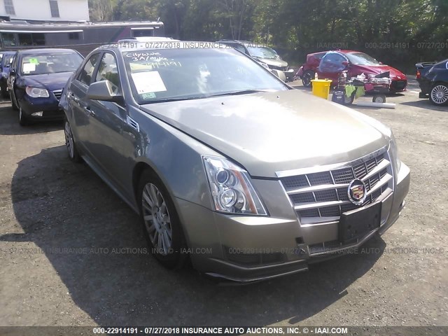 1G6DG5EGXA0112387 - 2010 CADILLAC CTS LUXURY COLLECTION GREEN photo 1