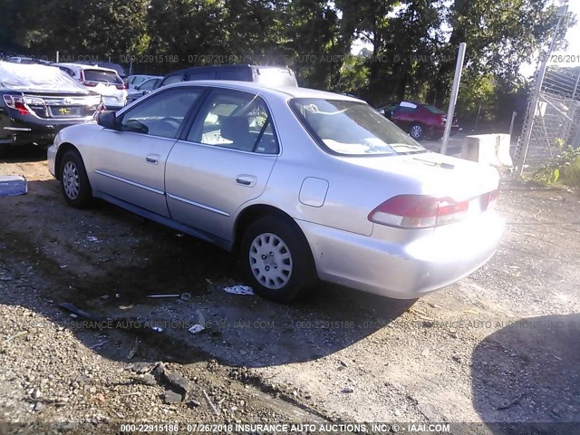 1HGCF86671A123085 - 2001 HONDA ACCORD GRAY photo 3