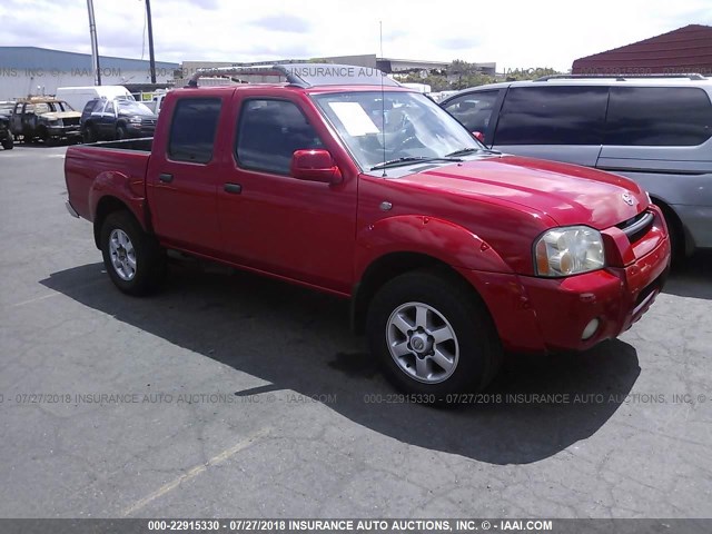 1N6ED27T83C439243 - 2003 NISSAN FRONTIER CREW CAB XE/CREW CAB SE RED photo 1