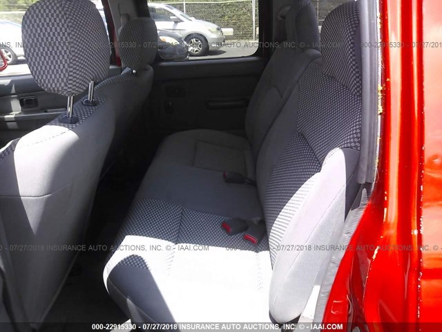1N6ED27T83C439243 - 2003 NISSAN FRONTIER CREW CAB XE/CREW CAB SE RED photo 8