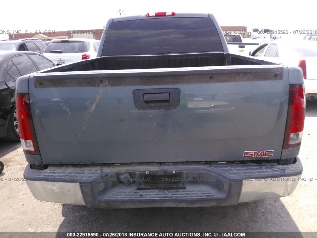 1GTEC14X58Z207209 - 2008 GMC SIERRA C1500 BLUE photo 8