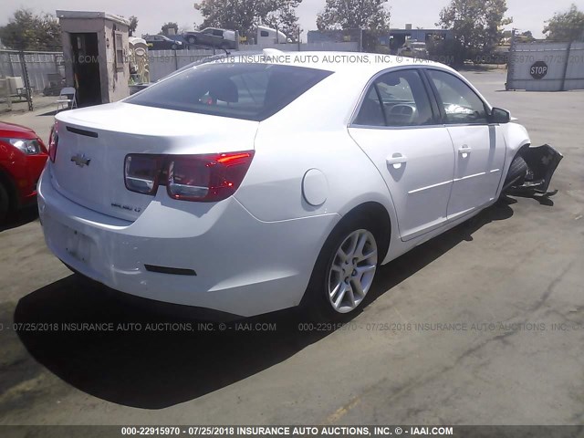 1G11C5SL6FF245240 - 2015 CHEVROLET MALIBU 1LT WHITE photo 4