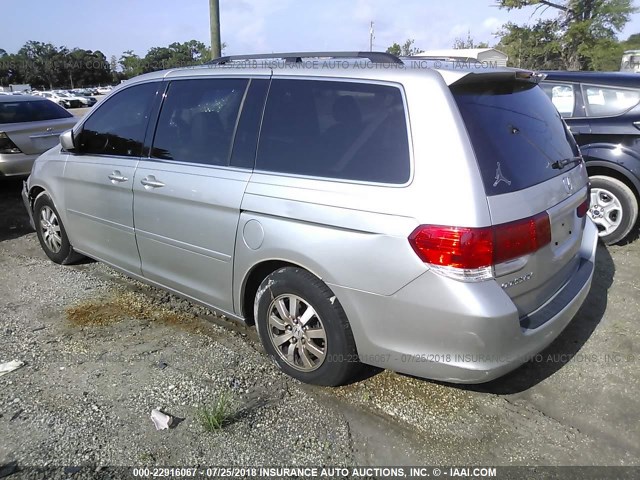 5FNRL38748B406023 - 2008 HONDA ODYSSEY EXL SILVER photo 3