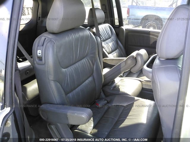 5FNRL38748B406023 - 2008 HONDA ODYSSEY EXL SILVER photo 8