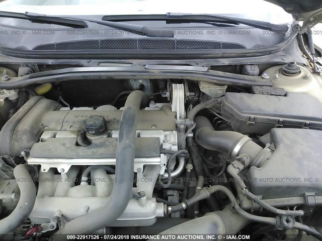 YV1TS592X51405688 - 2005 VOLVO S80 2.5T TAN photo 10