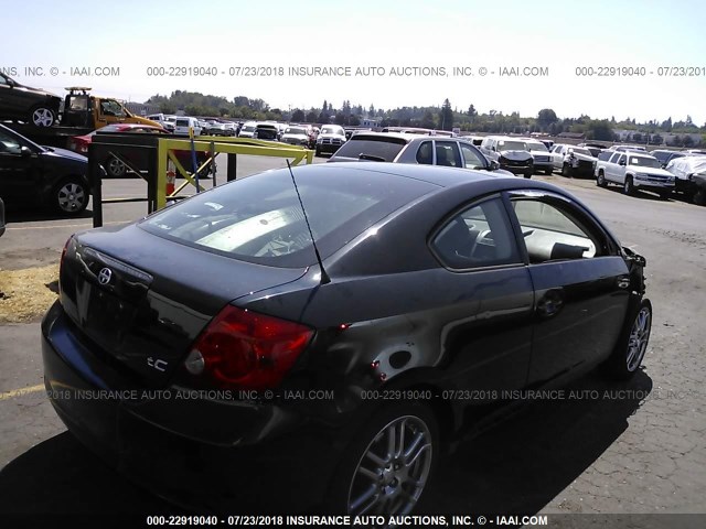 JTKDE167870210345 - 2007 TOYOTA SCION TC 黑色 照片 4