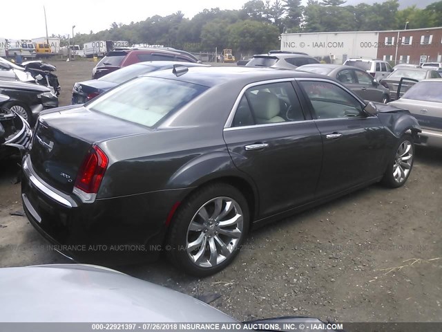 2C3CCAET2GH273870 - 2016 CHRYSLER 300C GRAY photo 4