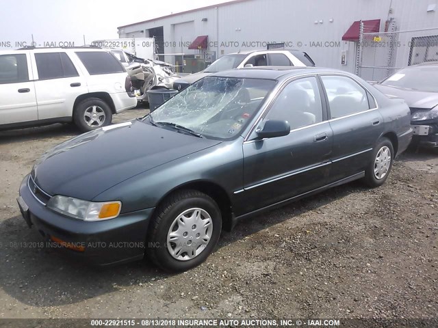 1HGCD5688VA185378 - 1997 HONDA ACCORD VALUE BLUE photo 2