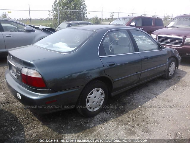 1HGCD5688VA185378 - 1997 HONDA ACCORD VALUE BLUE photo 4