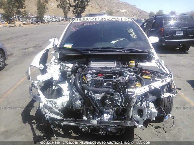 JF1VA1A65J9807144 - 2018 SUBARU WRX WHITE photo 6