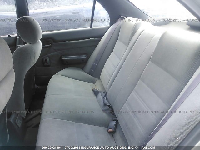 1NXAE09B1RZ162831 - 1994 TOYOTA COROLLA LE/DX SILVER photo 8