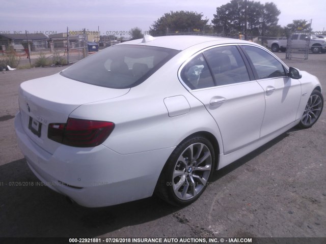 WBA5B1C51GG130560 - 2016 BMW 535 I WHITE photo 4