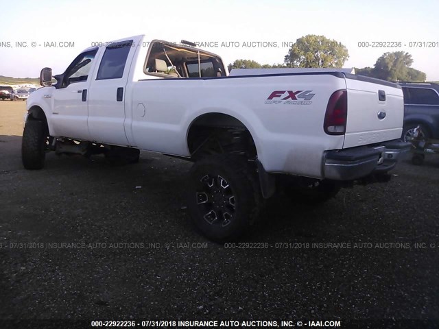 1FTSW31P96EB75914 - 2006 FORD F350 SRW SUPER DUTY WHITE photo 3