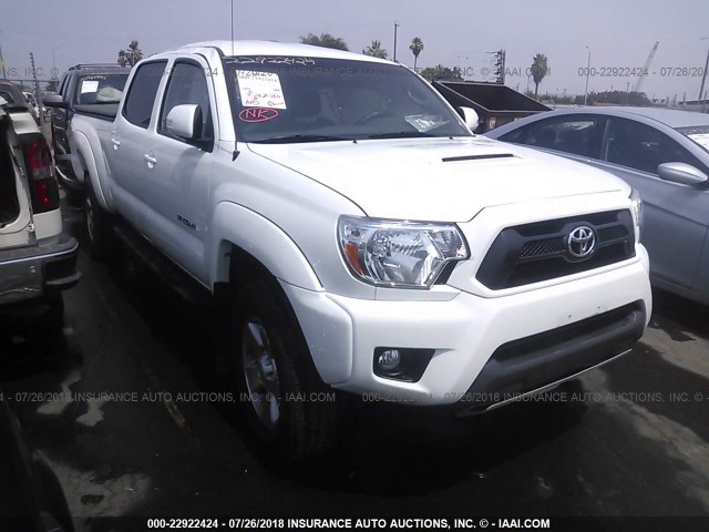 3TMKU4HN8FM046881 - 2015 TOYOTA TACOMA DBL CAB PRERUNNER LNG BED WHITE photo 1