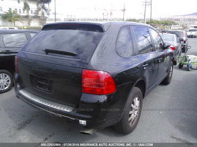 WP1AA29P16LA27310 - 2006 PORSCHE CAYENNE BLACK photo 4