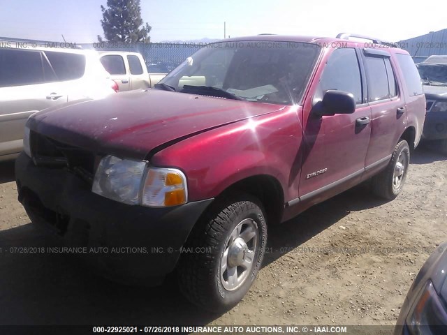 1FMZU72KX4UA01170 - 2004 FORD EXPLORER XLS/XLS SPORT RED photo 2