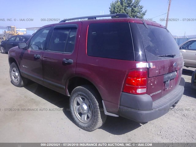 1FMZU72KX4UA01170 - 2004 FORD EXPLORER XLS/XLS SPORT RED photo 3