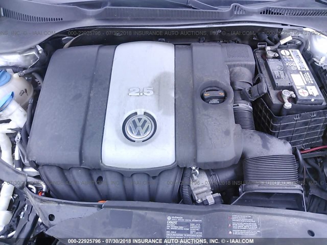 WVWDA71K58W138231 - 2008 VOLKSWAGEN RABBIT SILVER photo 10