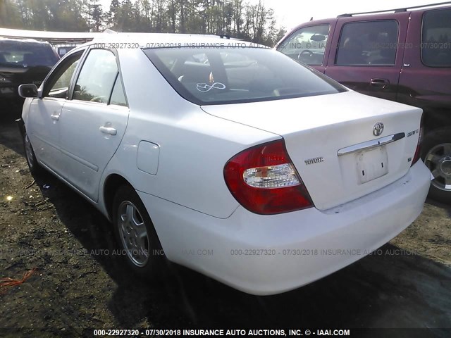 4T1BF32K93U058351 - 2003 TOYOTA CAMRY LE/XLE/SE 白色 照片 3