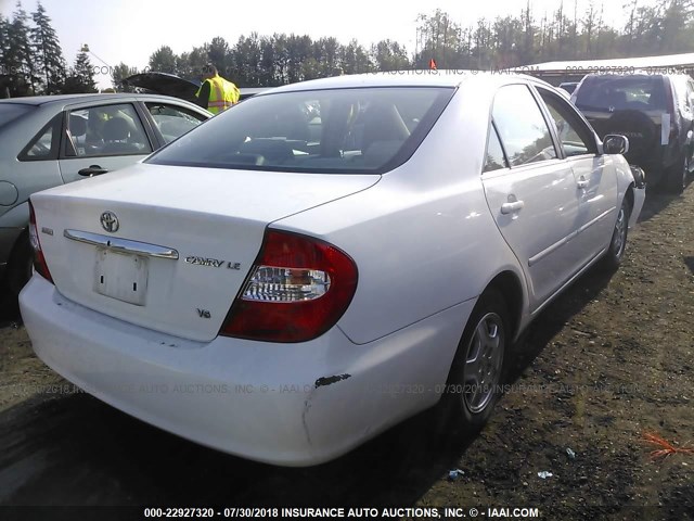 4T1BF32K93U058351 - 2003 TOYOTA CAMRY LE/XLE/SE 白色 照片 4