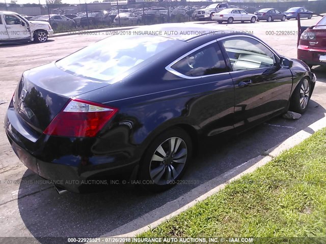 1HGCS12378A018555 - 2008 HONDA Accord LX-S BLACK photo 4