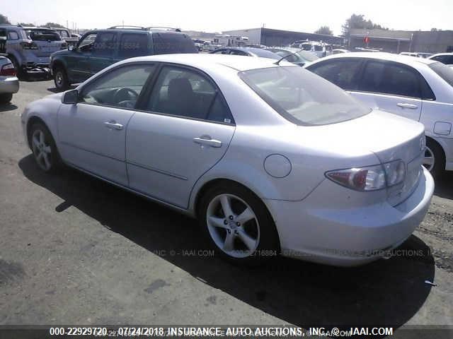 1YVHP80D465M51406 - 2006 MAZDA 6 S SILVER photo 3