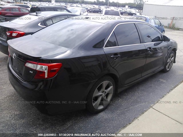 4T1BF1FK3CU175373 - 2012 TOYOTA CAMRY SE/LE/XLE 黑色 照片 4