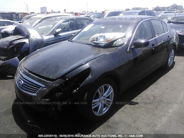 JN1CV6AP1AM403110 - 2010 INFINITI G37 SPORT BLACK photo 2