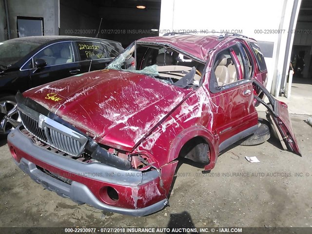 5LMFU28L6WLJ04534 - 1998 LINCOLN NAVIGATOR MAROON photo 2
