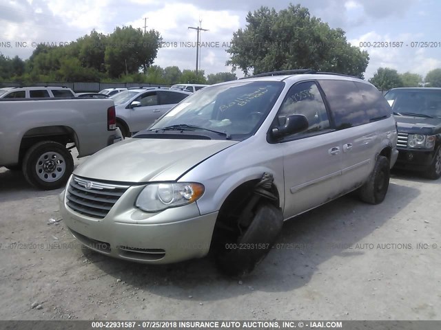 2A4GP54L37R269275 - 2007 CHRYSLER TOWN & COUNTRY TOURING SILVER photo 2