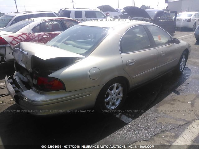 1MEHM55S81A613833 - 2001 MERCURY SABLE LS PREMIUM GOLD photo 4