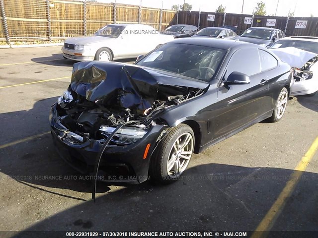 WBA3R5C54EK189123 - 2014 BMW 435 XI BLACK photo 2