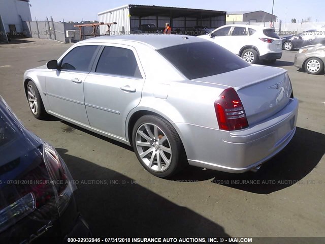 2C3LA73W76H368445 - 2006 CHRYSLER 300C SRT-8 SILVER photo 3