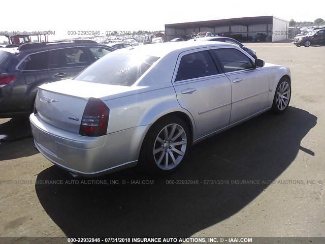 2C3LA73W76H368445 - 2006 CHRYSLER 300C SRT-8 SILVER photo 4