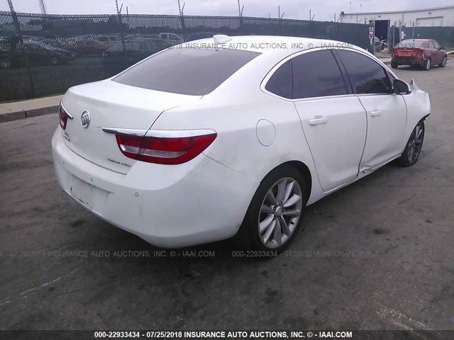 1G4PR5SK5F4101970 - 2015 BUICK VERANO CONVENIENCE WHITE photo 4