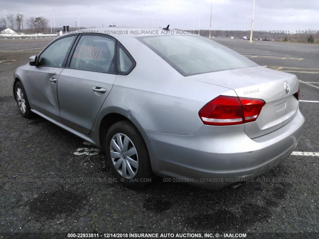 1VWAP7A34DC084181 - 2013 VOLKSWAGEN PASSAT S TAN photo 3