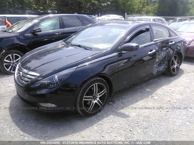 5NPEC4ACXCH438058 - 2012 HYUNDAI SONATA SE/LIMITED BLACK photo 2