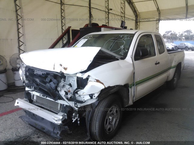 5TFTX4CN1FX053720 - 2015 TOYOTA TACOMA ACCESS CAB თეთრი ფოტო 2