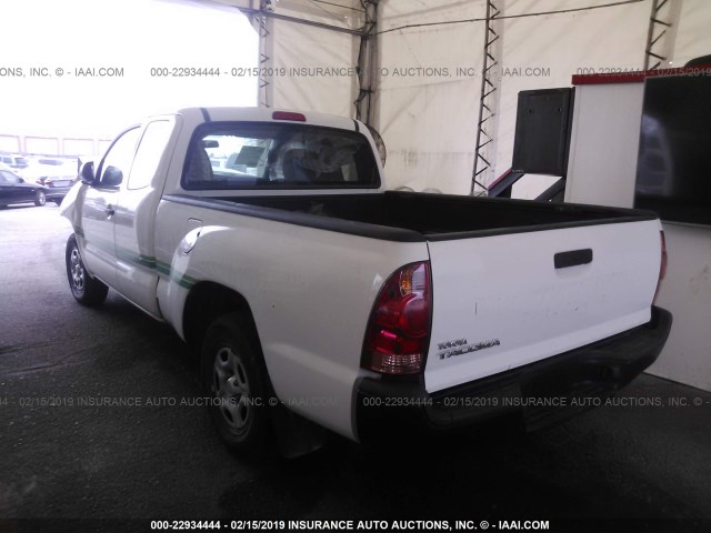 5TFTX4CN1FX053720 - 2015 TOYOTA TACOMA ACCESS CAB თეთრი ფოტო 3