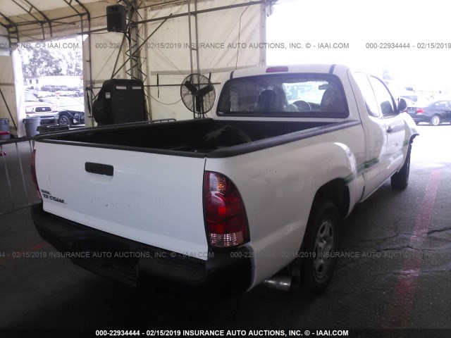 5TFTX4CN1FX053720 - 2015 TOYOTA TACOMA ACCESS CAB თეთრი ფოტო 4