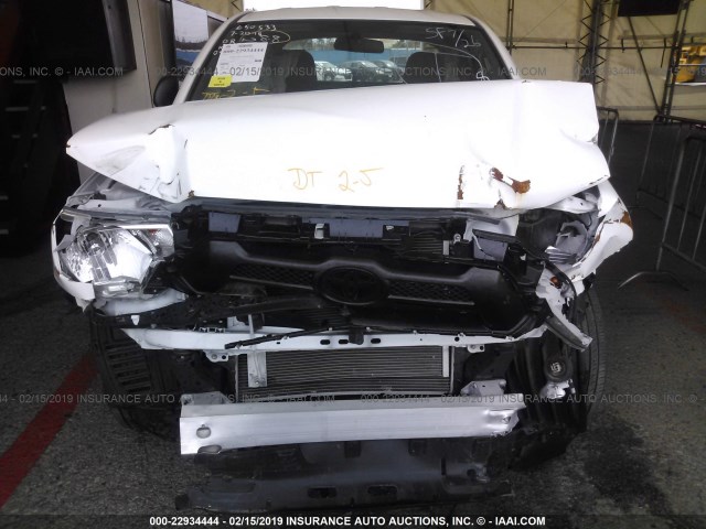 5TFTX4CN1FX053720 - 2015 TOYOTA TACOMA ACCESS CAB თეთრი ფოტო 6