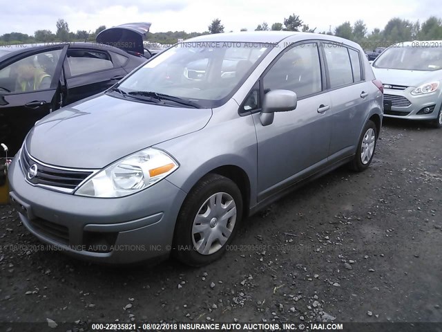 3N1BC1CP7BL488614 - 2011 NISSAN VERSA S/SL SILVER photo 2