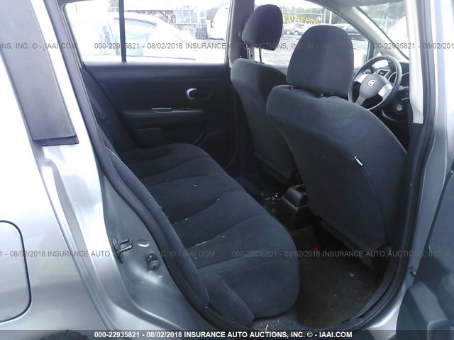 3N1BC1CP7BL488614 - 2011 NISSAN VERSA S/SL SILVER photo 8