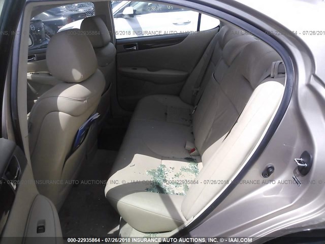 JTHBA30GX55108039 - 2005 LEXUS ES 330 TAN photo 8