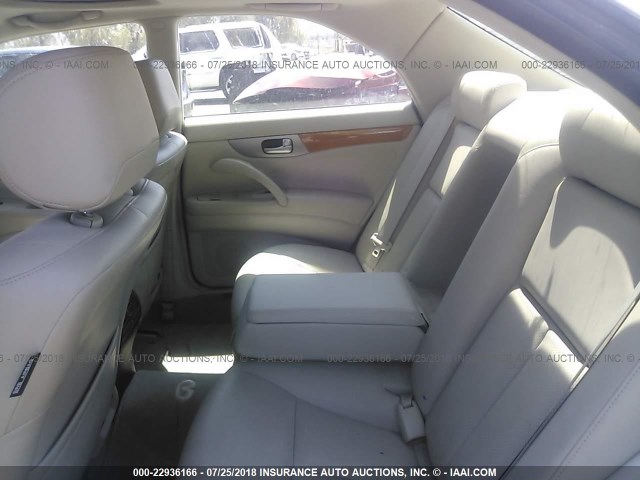 JNKAY41E43M005146 - 2003 INFINITI M45 WHITE photo 8